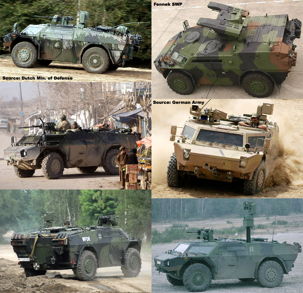 Overview — Fennek (4 X 4) Armored Reconnaissance Vehicle — Armored ...