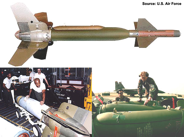 Laser guided promo bomb