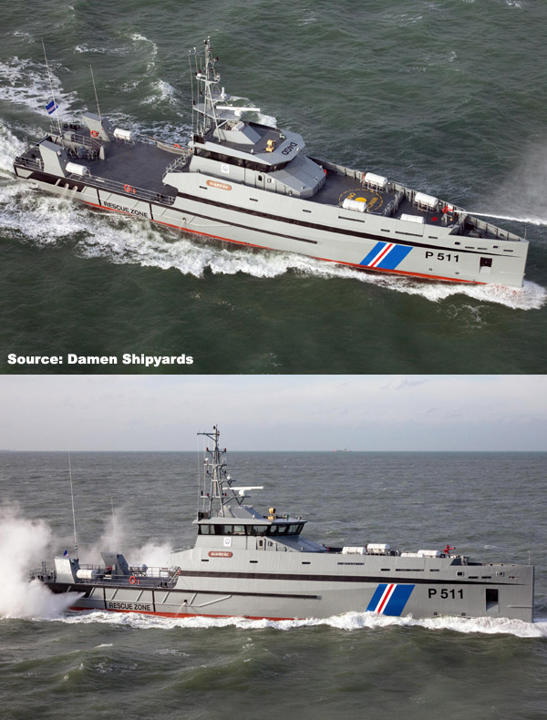 Overview GUARDIAO Class Coast Guard Border Patrol Ships Weapons